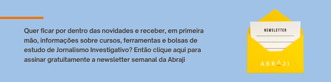 Assine a newsletter da Abraji