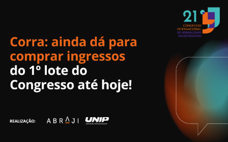 Corra: ainda dá para comprar ingressos do 1º lote do Congresso até terça-feira