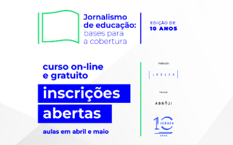 Jeduca abre inscrição para curso de Jornalismo de Educação