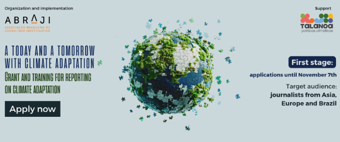 Abraji and the Talanoa Institute extend deadline for applications for reporting grants