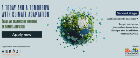 Abraji and the Talanoa Institute announce recipients of climate adaptation reporting grants