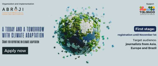 Abraji and Talanoa announce reporting grants and training for journalists on climate adaptation