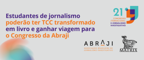 Estudantes de jornalismo poderão ter TCC transformado em livro e ganhar viagem para o Congresso da Abraji